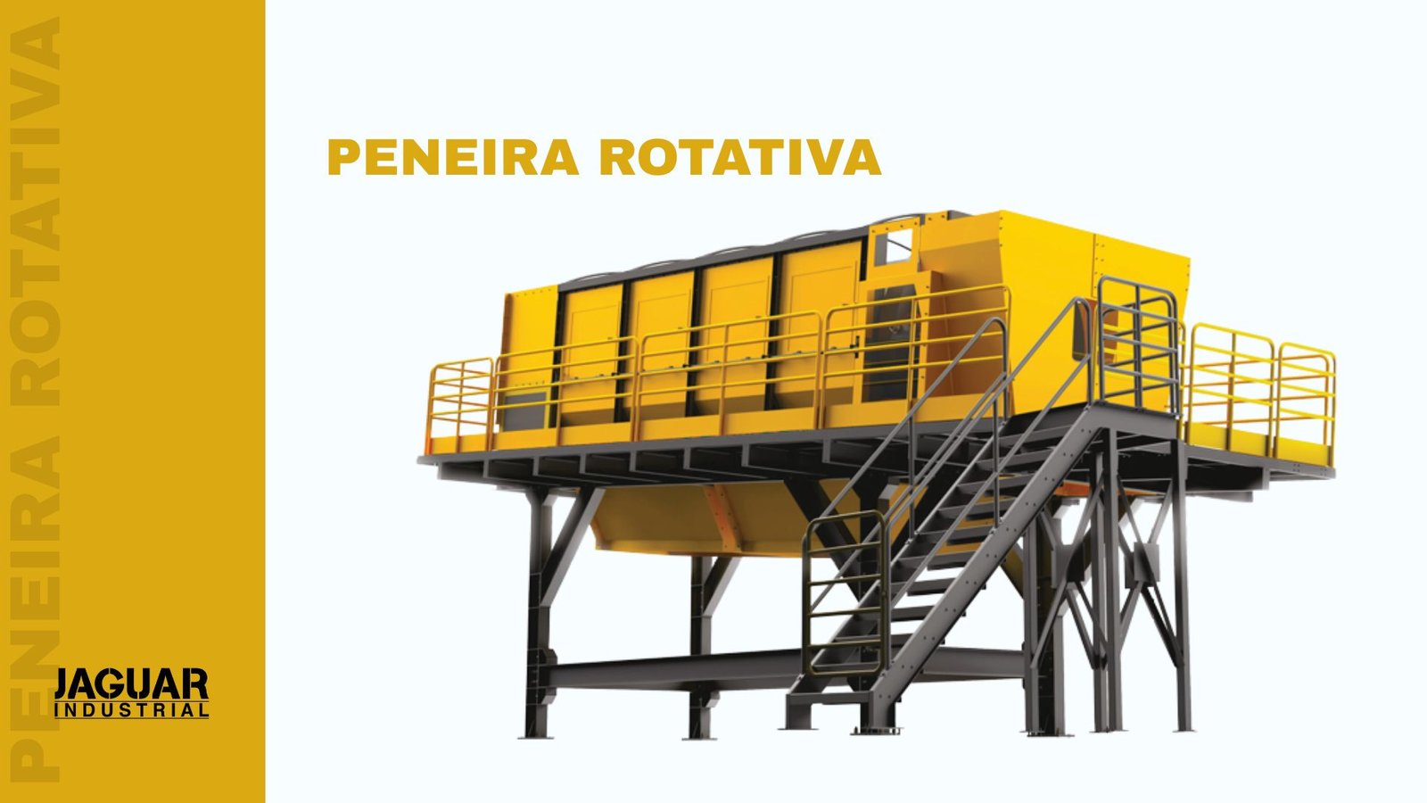 Peneira Trommel classificando RCD