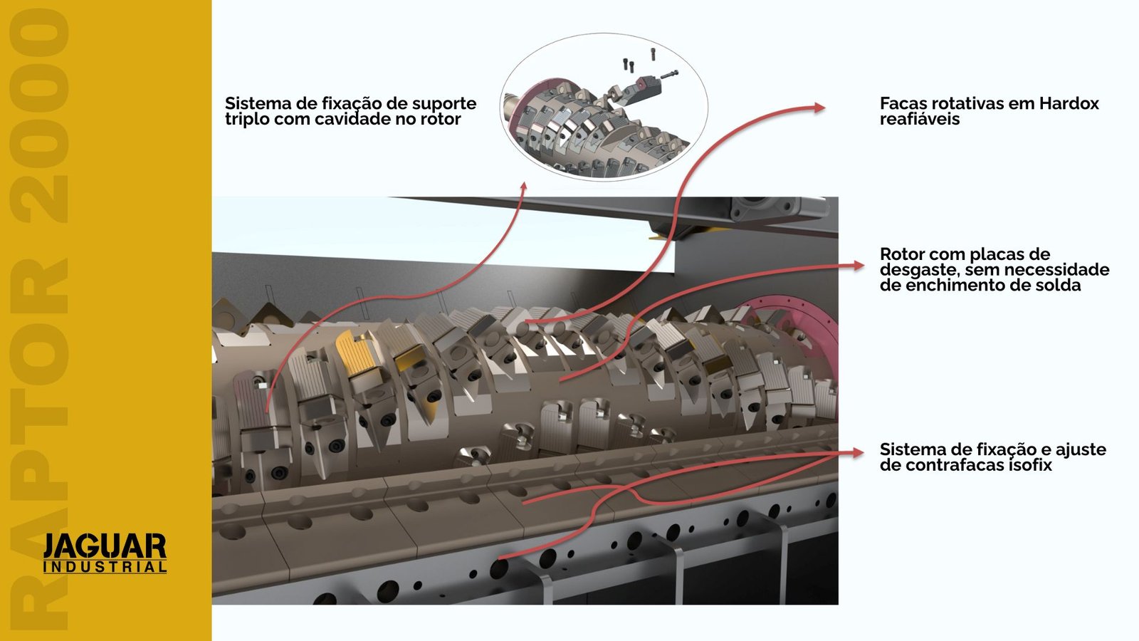 RAPTOR 2000 saída granulada