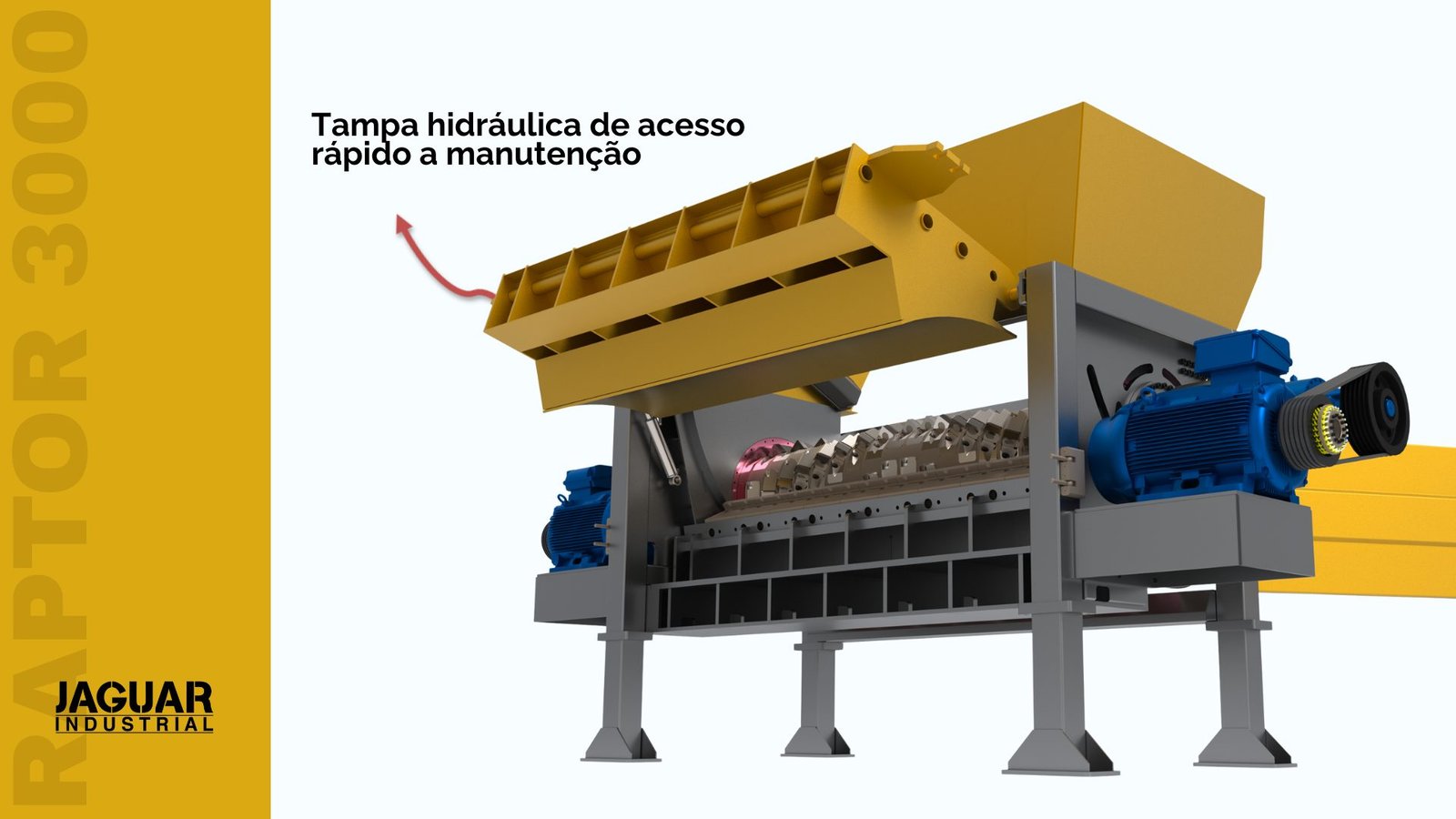 RAPTOR 3000 câmara de trituração